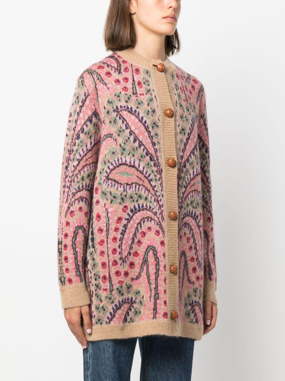 ETRO Paisley Jacquard Cardigan