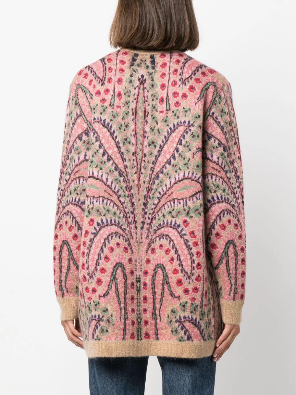 ETRO Paisley Jacquard Cardigan