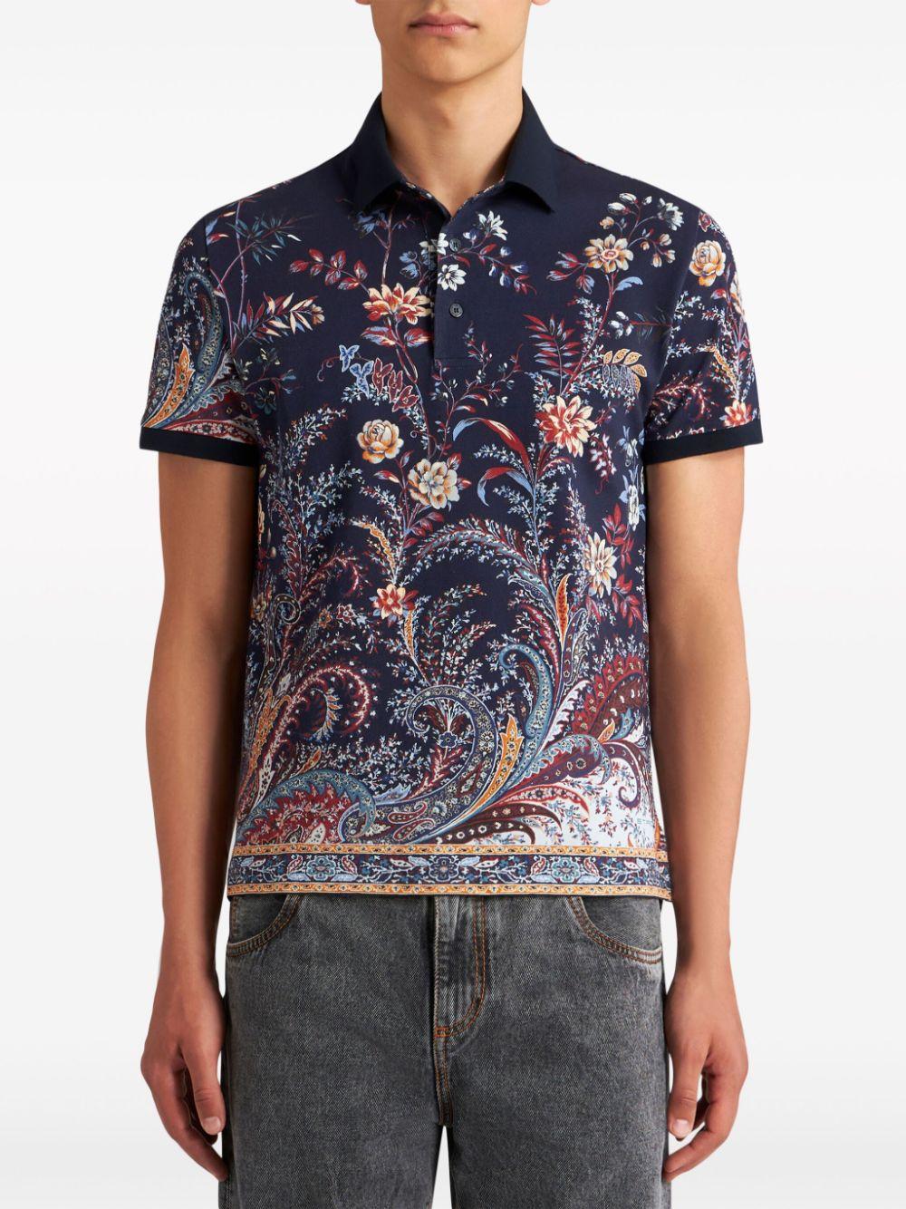 ETRO Paisley Polo Shirt