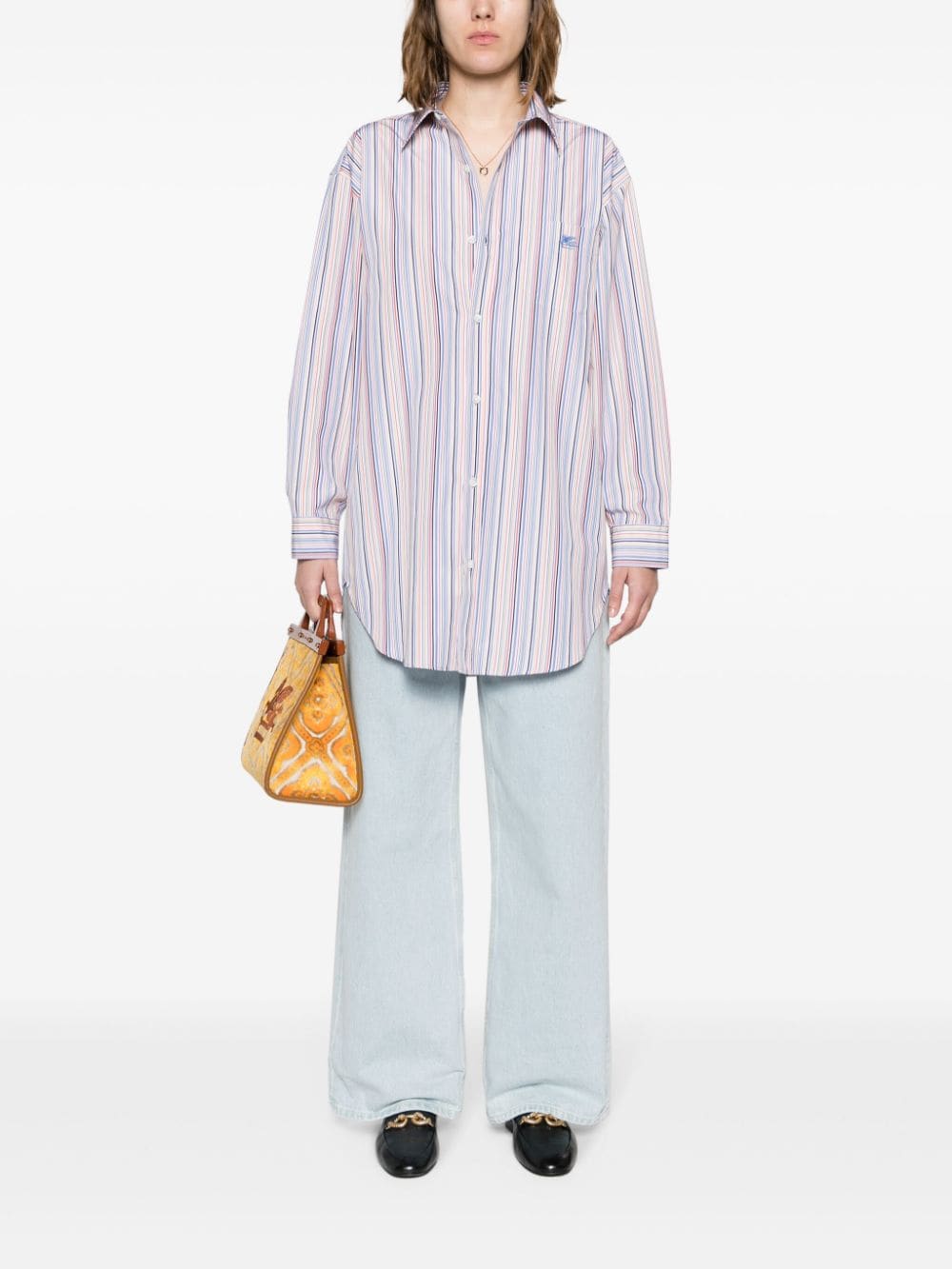 ETRO Pegaso Striped Shirt