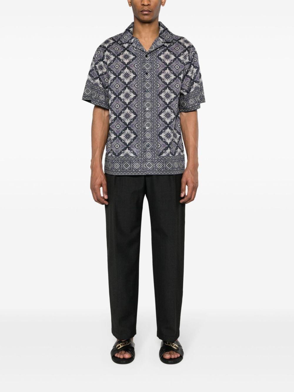 ETRO Printed Bowling Shirt