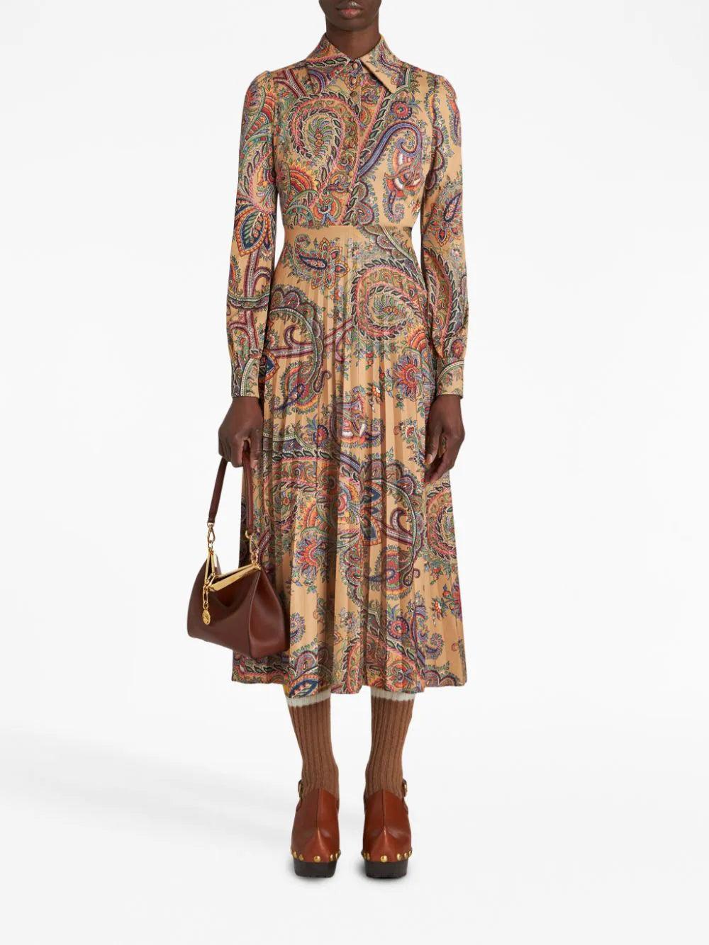 ETRO Shirt Dress With Paisley Pattern