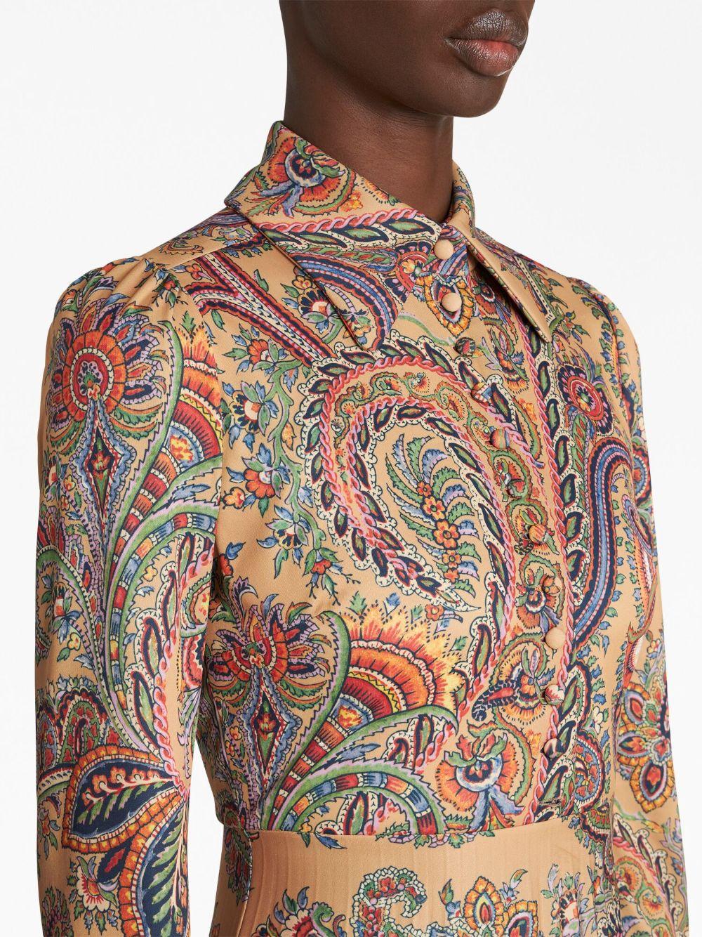 ETRO Shirt Dress With Paisley Pattern