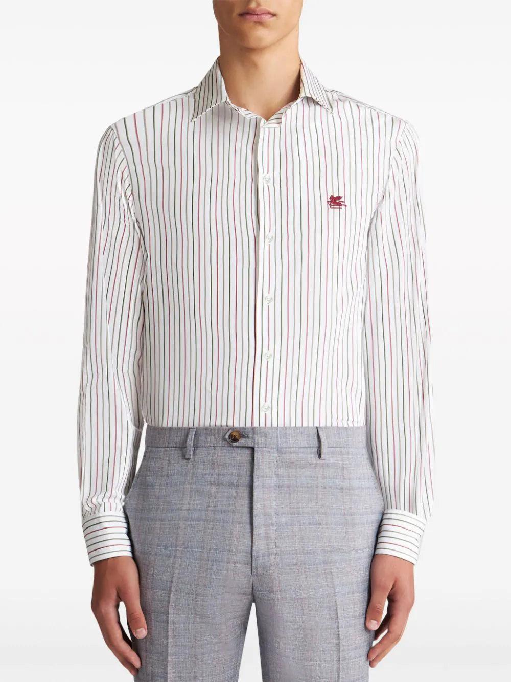 ETRO Striped Shirt With Logo
