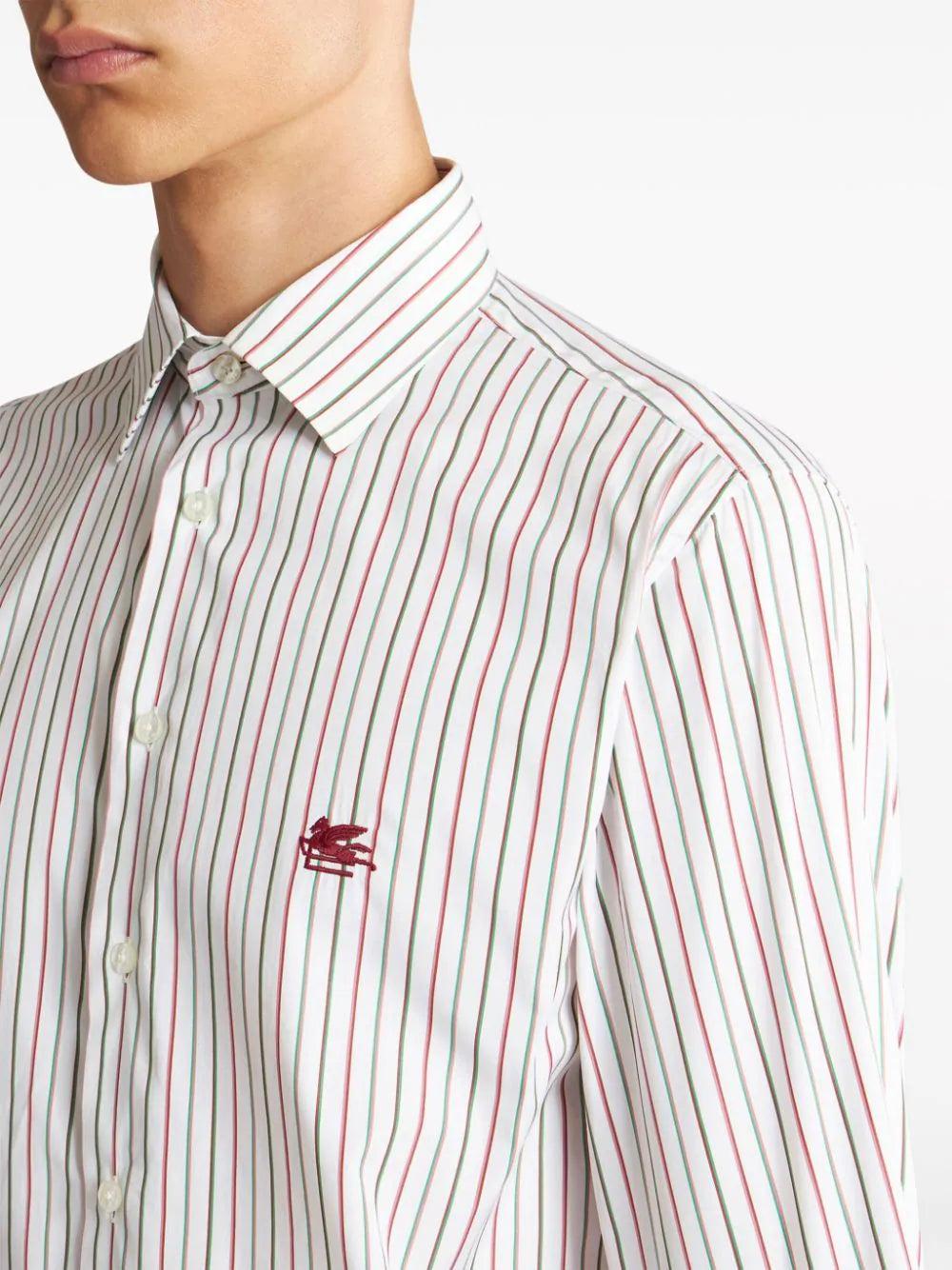 ETRO Striped Shirt With Logo