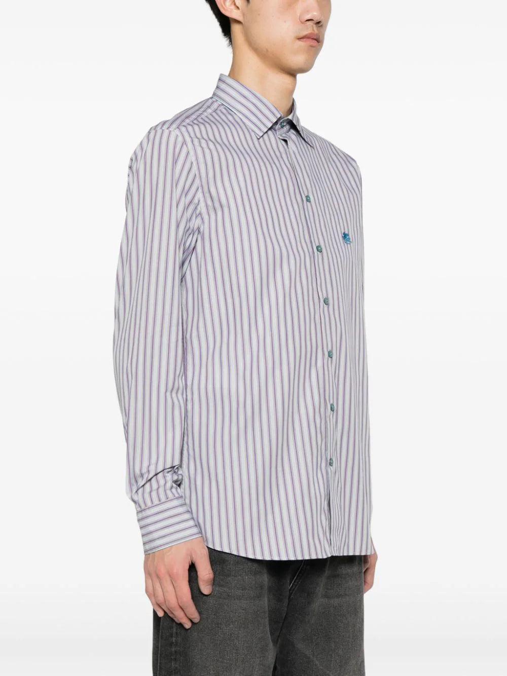 ETRO Striped Shirt With Logo