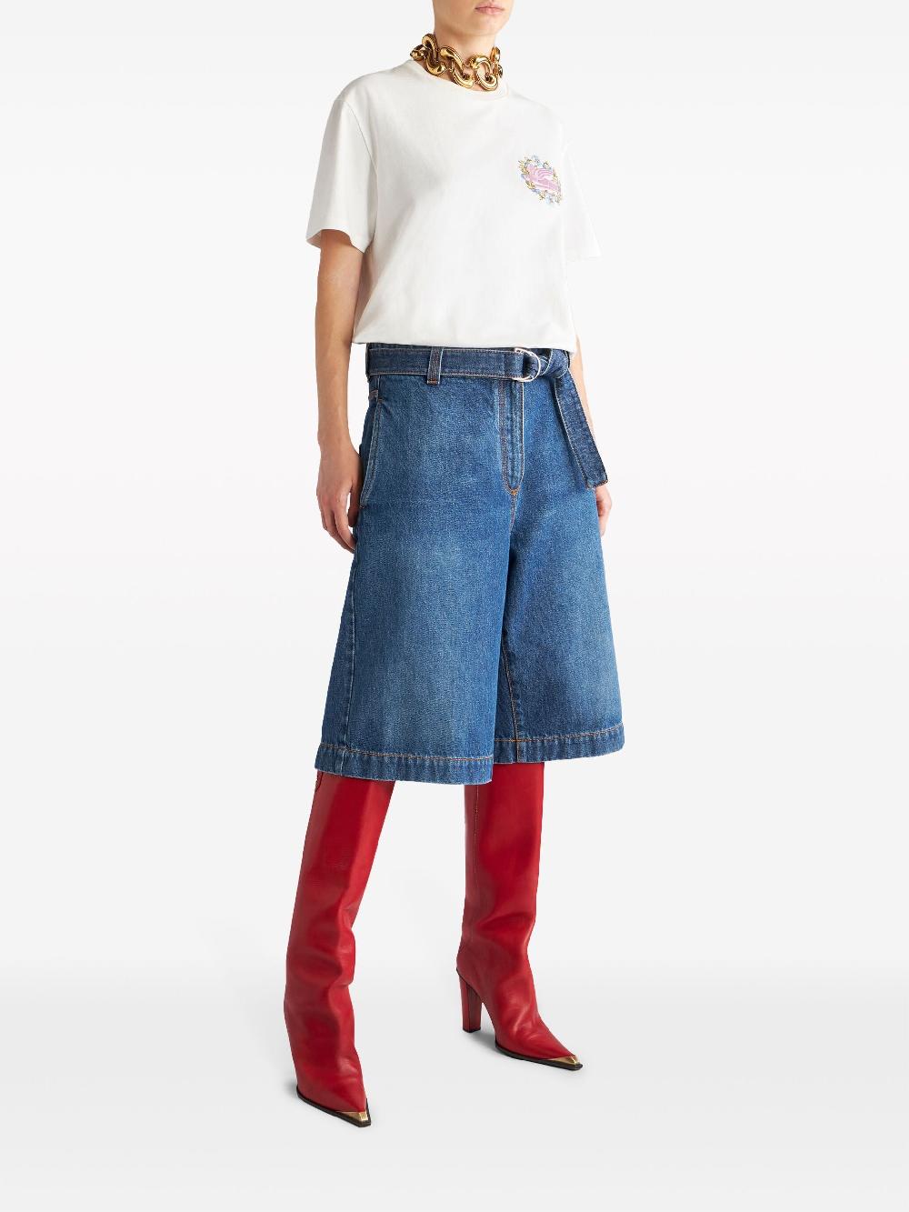 ETRO T-shirt With Embroidery