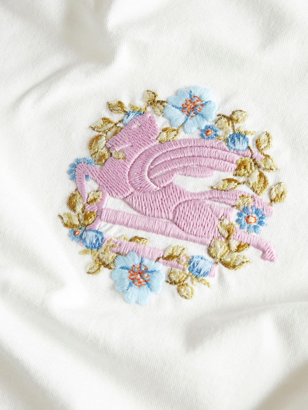 ETRO T-shirt With Embroidery