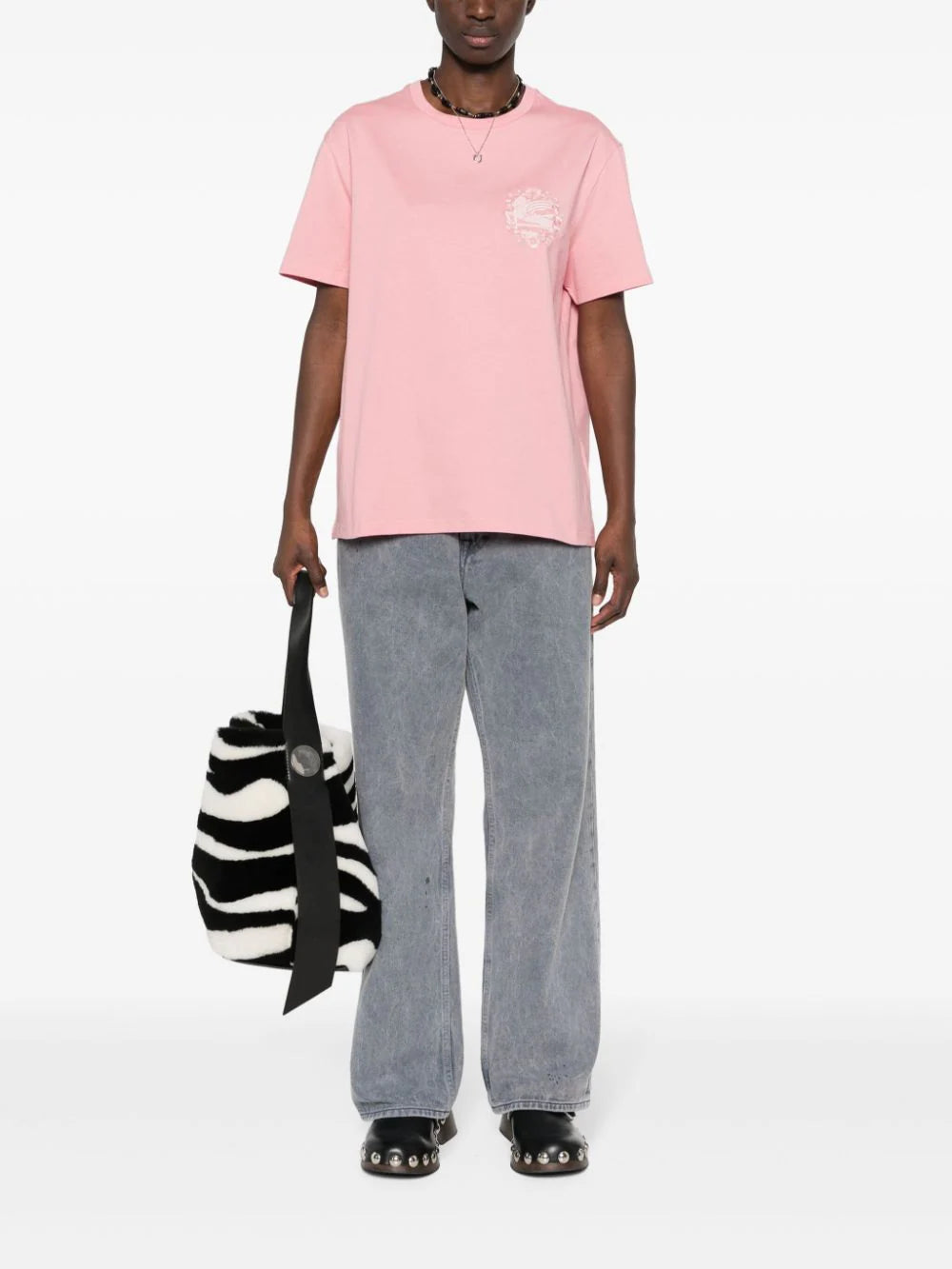 ETRO T-shirt With Embroidery