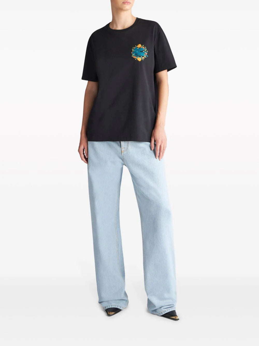 ETRO T-shirt With Embroidery