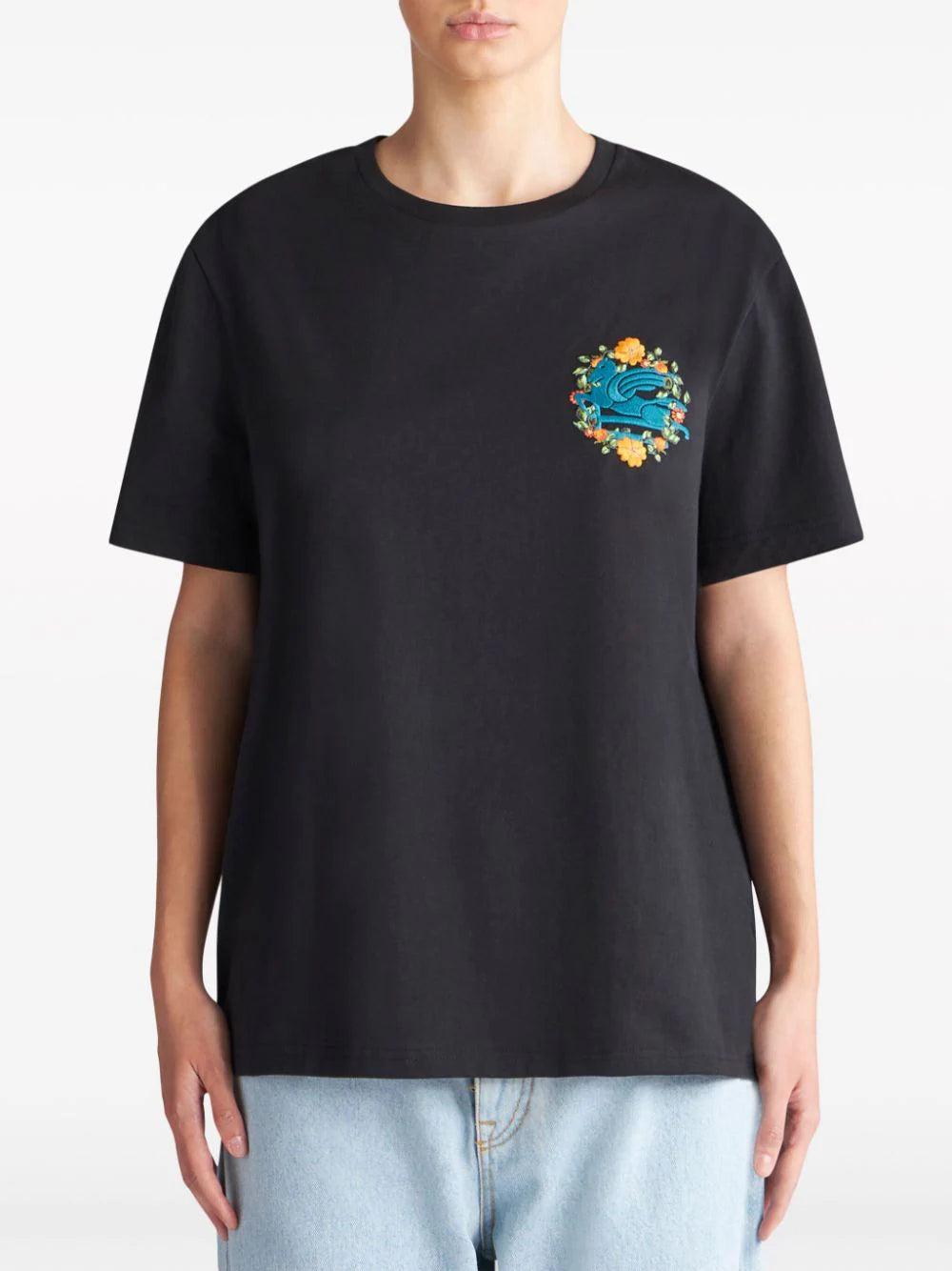 ETRO T-shirt With Embroidery