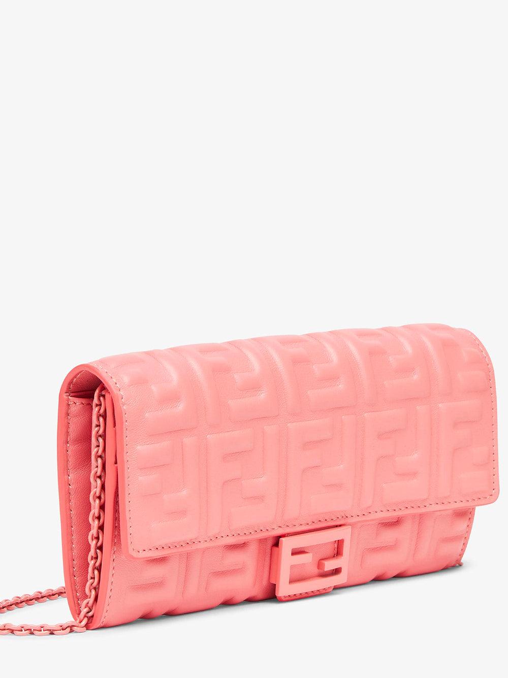 FENDI Baguette Continental Wallet With Chain