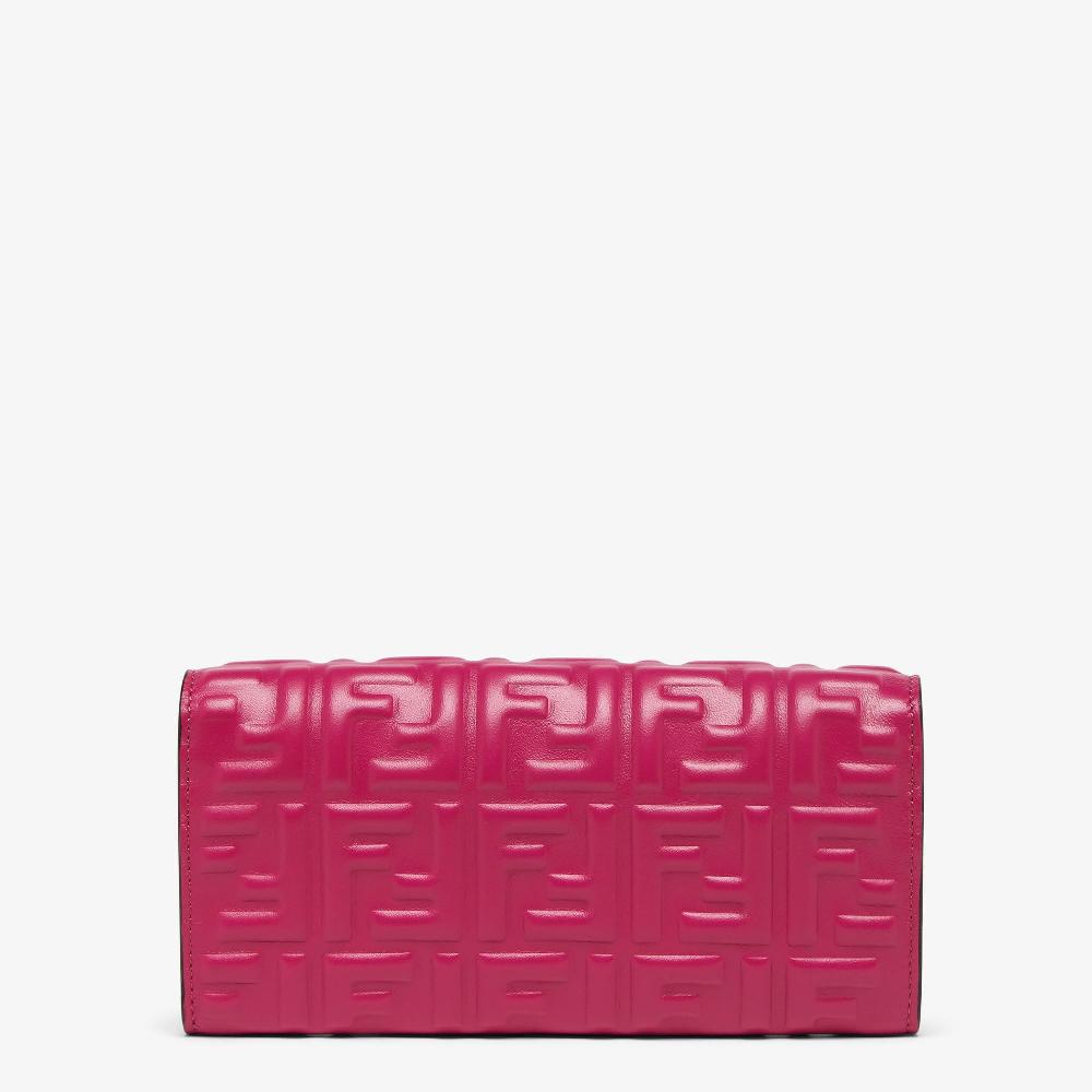 FENDI Baguette Continental Wallet With Chain