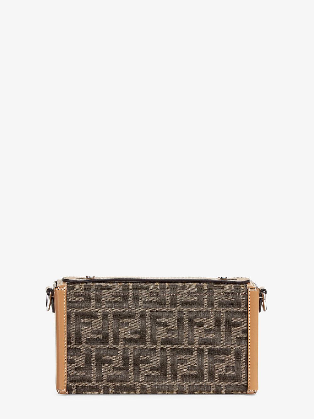 FENDI Baguette Soft Trunk In Ff Jacquard Fabric