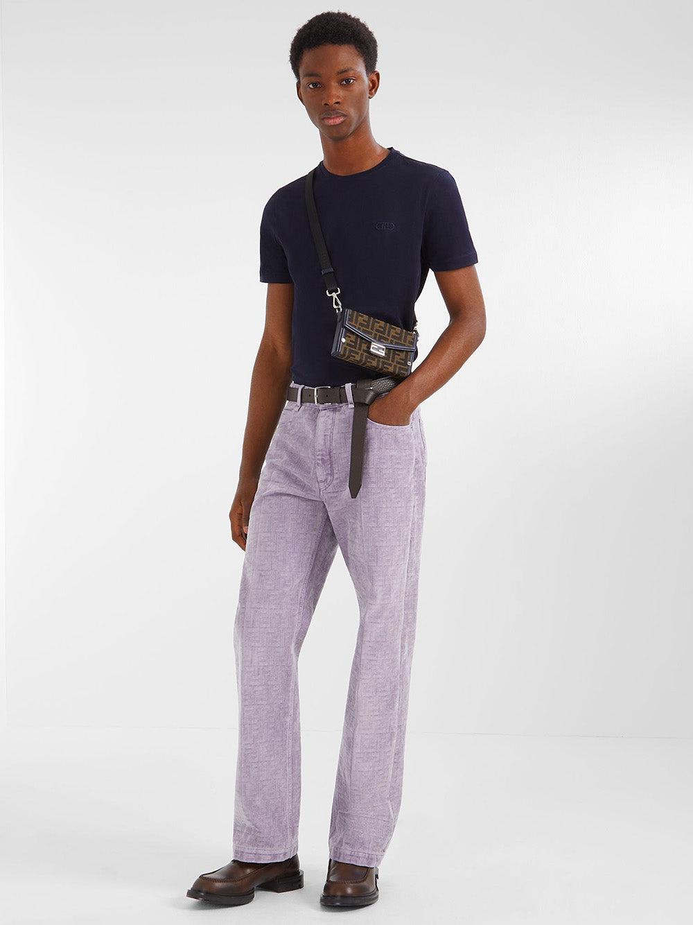 FENDI Baguette Soft Trunk Phone Pouch