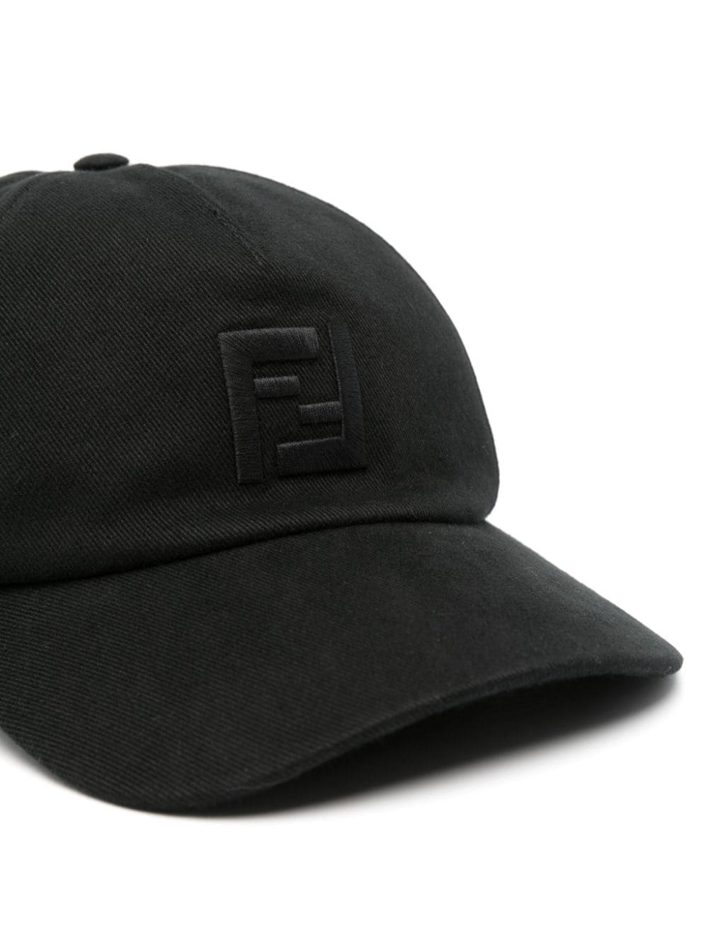 FENDI Baseball Cap In Black Cotton