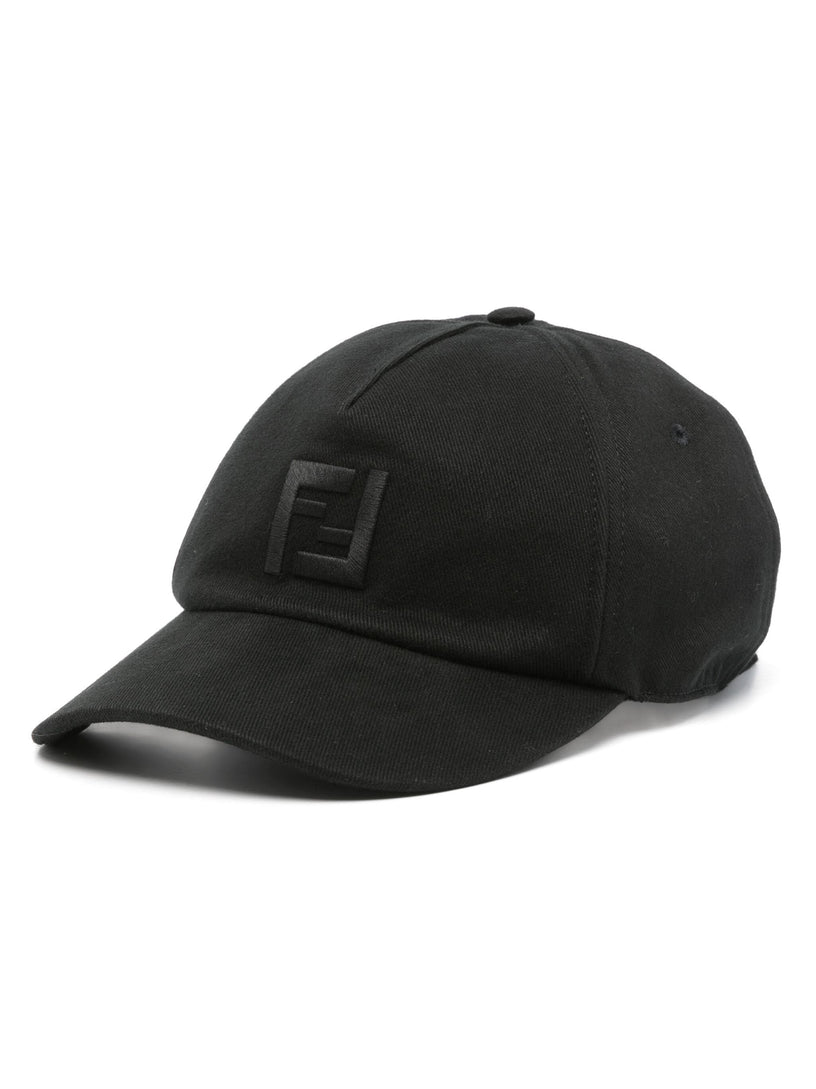 FENDI Baseball cap in black cotton