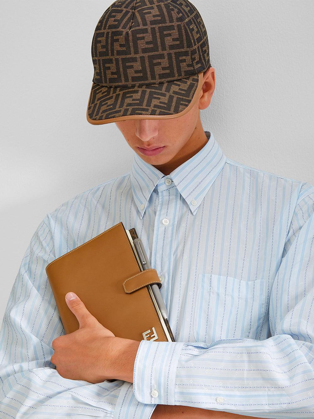 FENDI Baseball Cap In Ff Jacquard Fabric