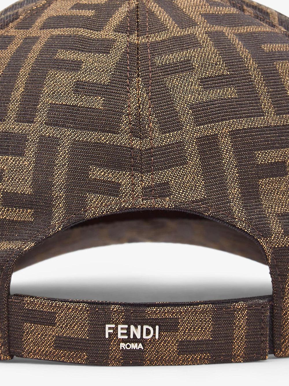 FENDI Baseball Cap In Ff Jacquard Fabric