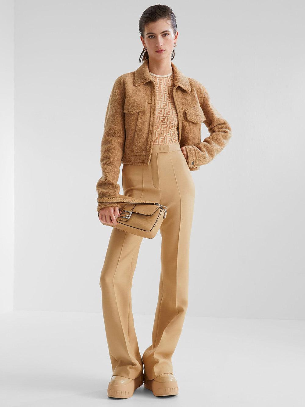 FENDI Beige Lace Bodyswim