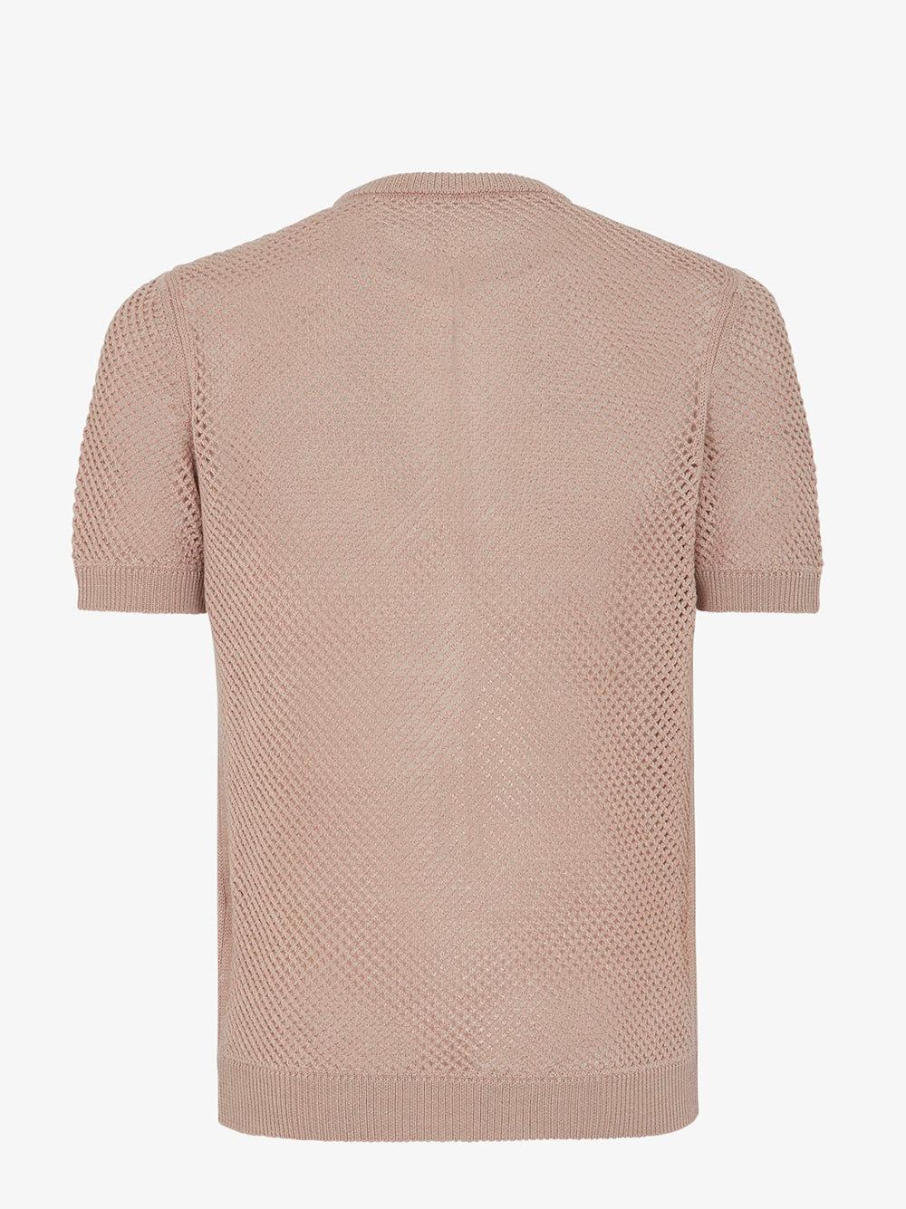 FENDI Beige Wool Mesh Sweater