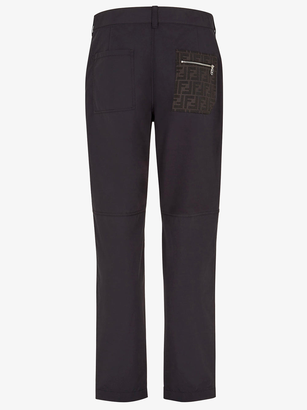 FENDI Black Gabardine Trousers
