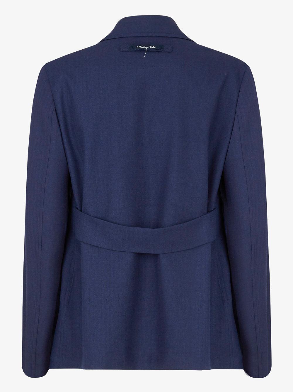 FENDI Blue Wool Jacket