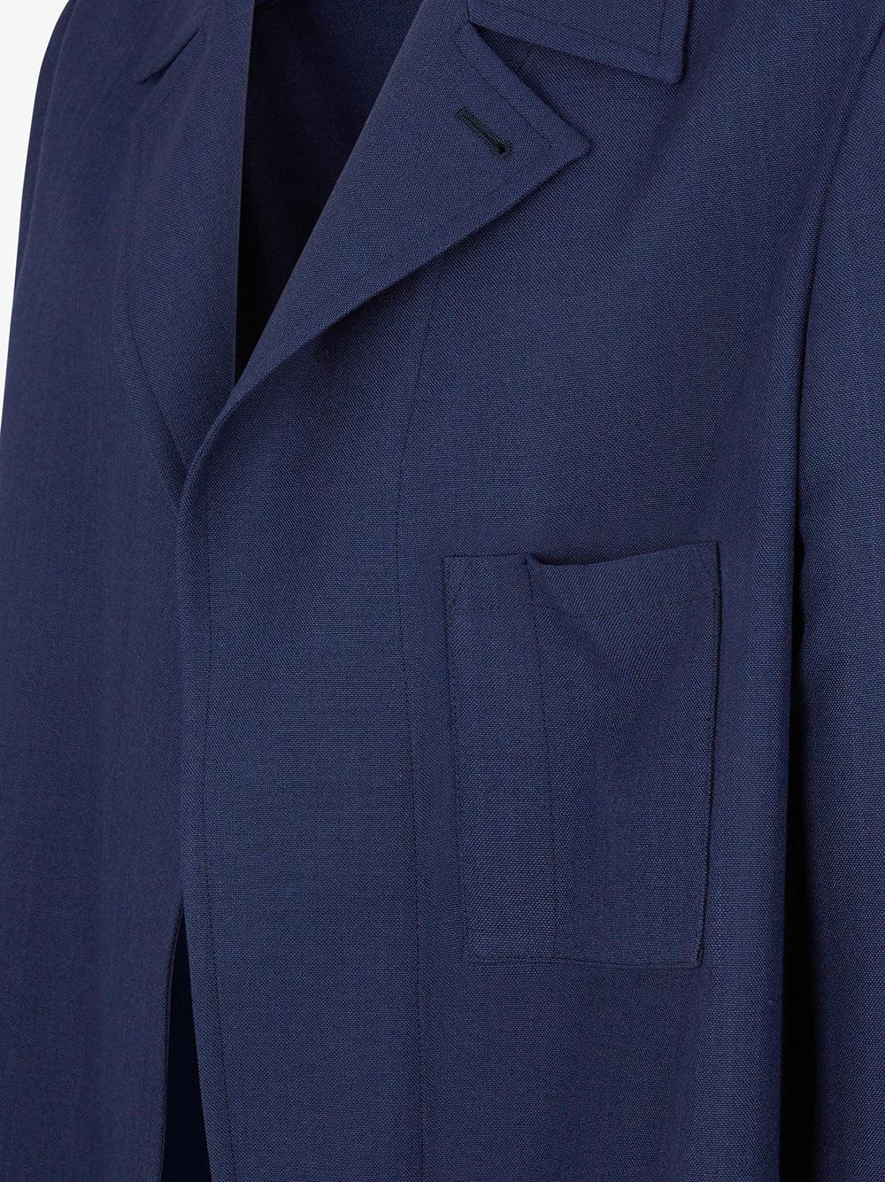 FENDI Blue Wool Jacket