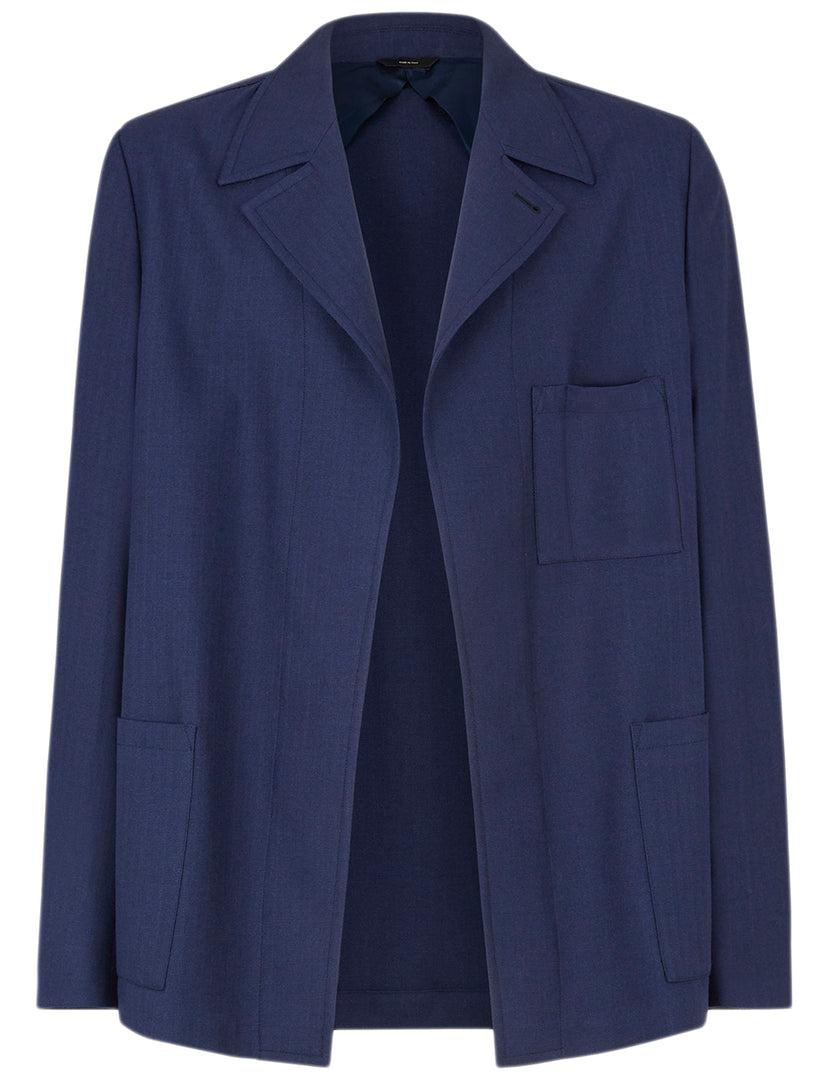 FENDI Blue wool jacket
