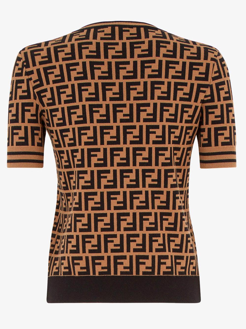 FENDI Fabric Sweater With Ff Motif