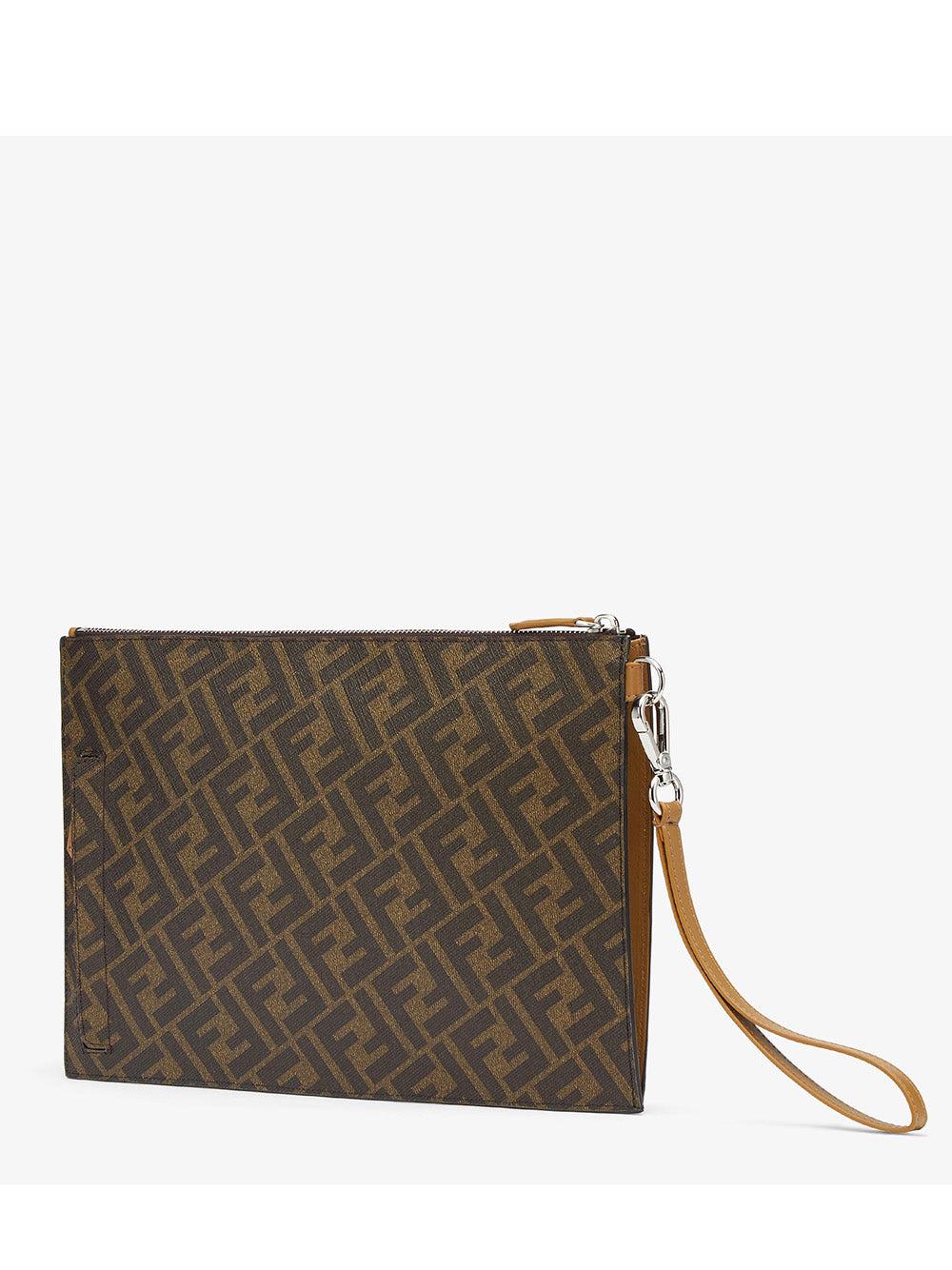 FENDI Fendi Diagonal Flat Pouch