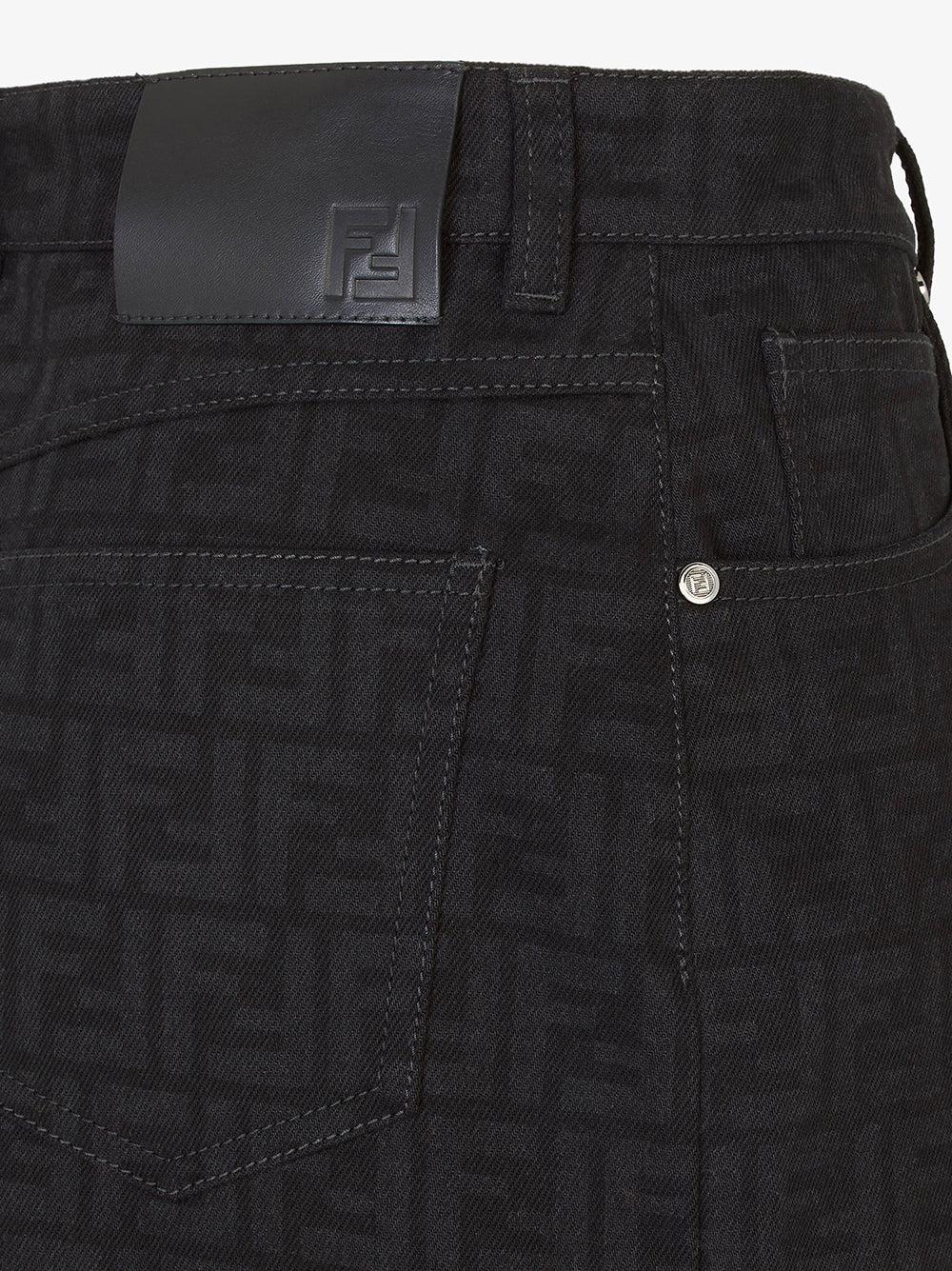 FENDI Ff Denim Skirt