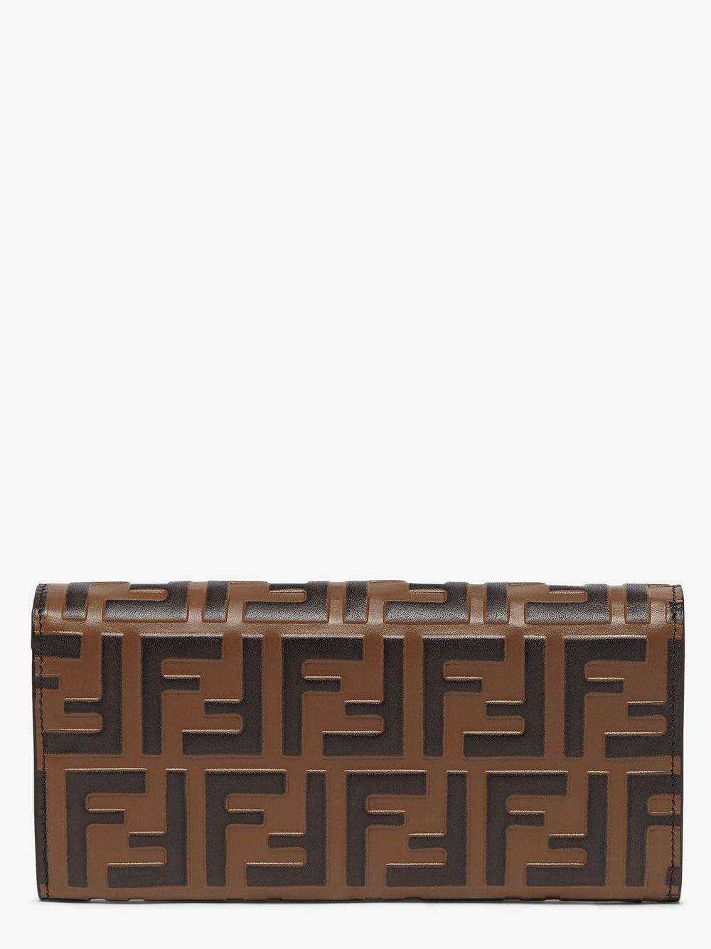 FENDI Ff Diamonds Continental With Chain