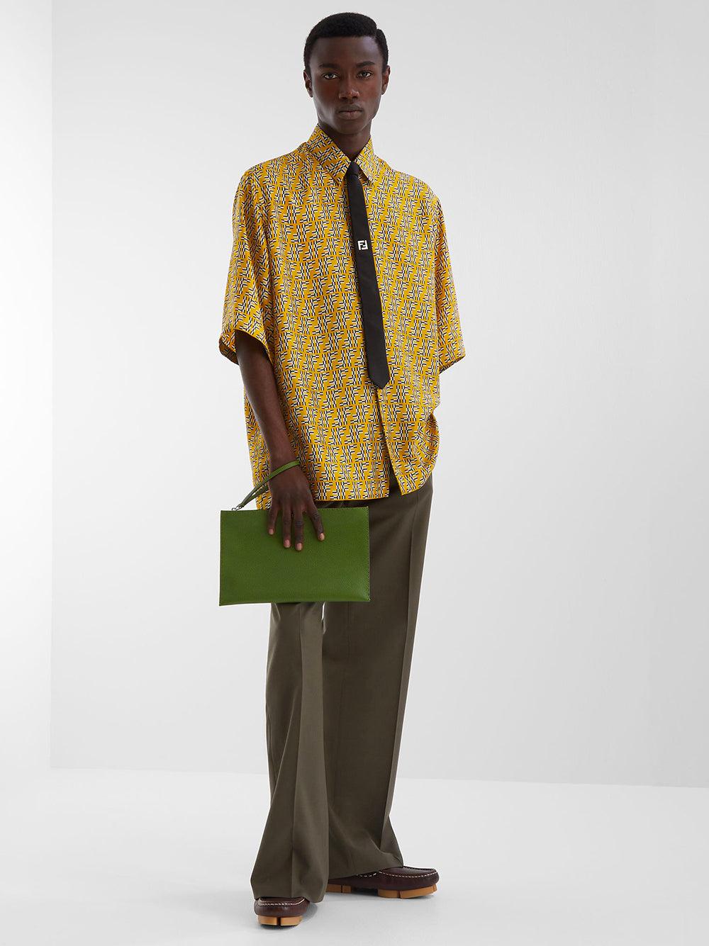 FENDI Ff Labyrinth Silk Shirt