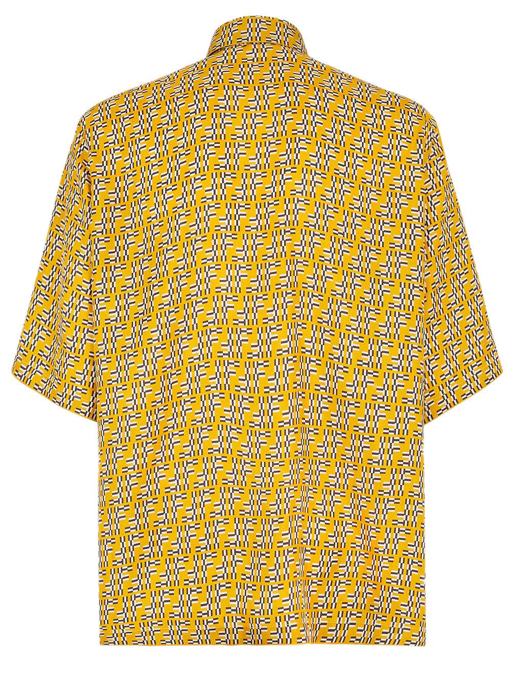 FENDI Ff Labyrinth Silk Shirt