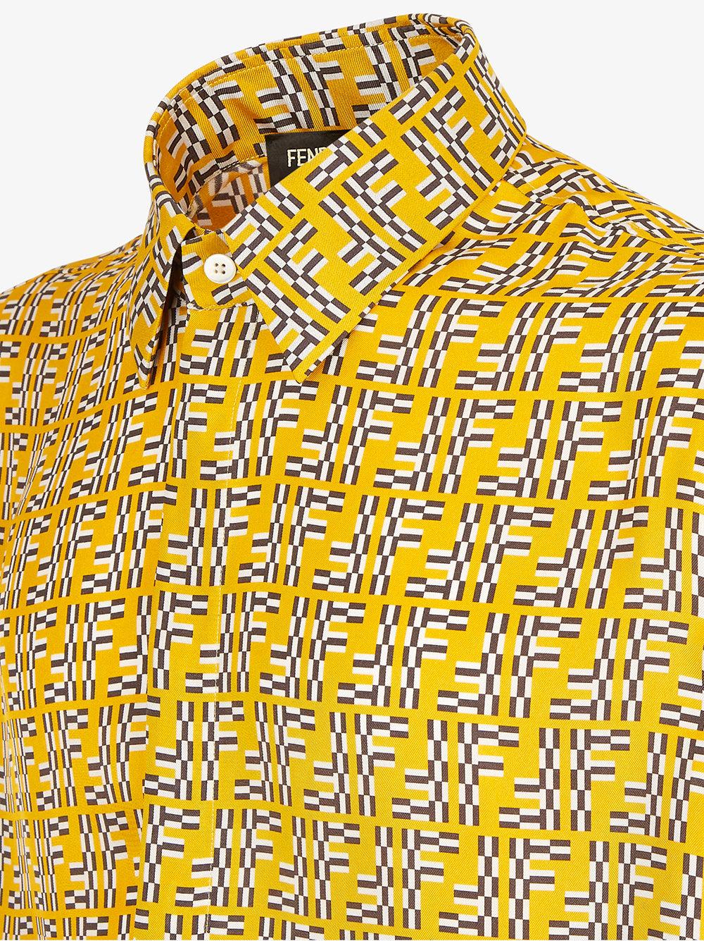 FENDI Ff Labyrinth Silk Shirt