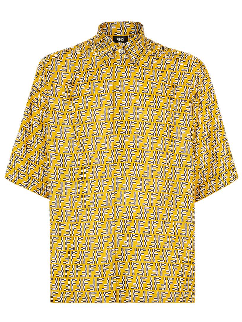 FENDI Ff labyrinth silk shirt