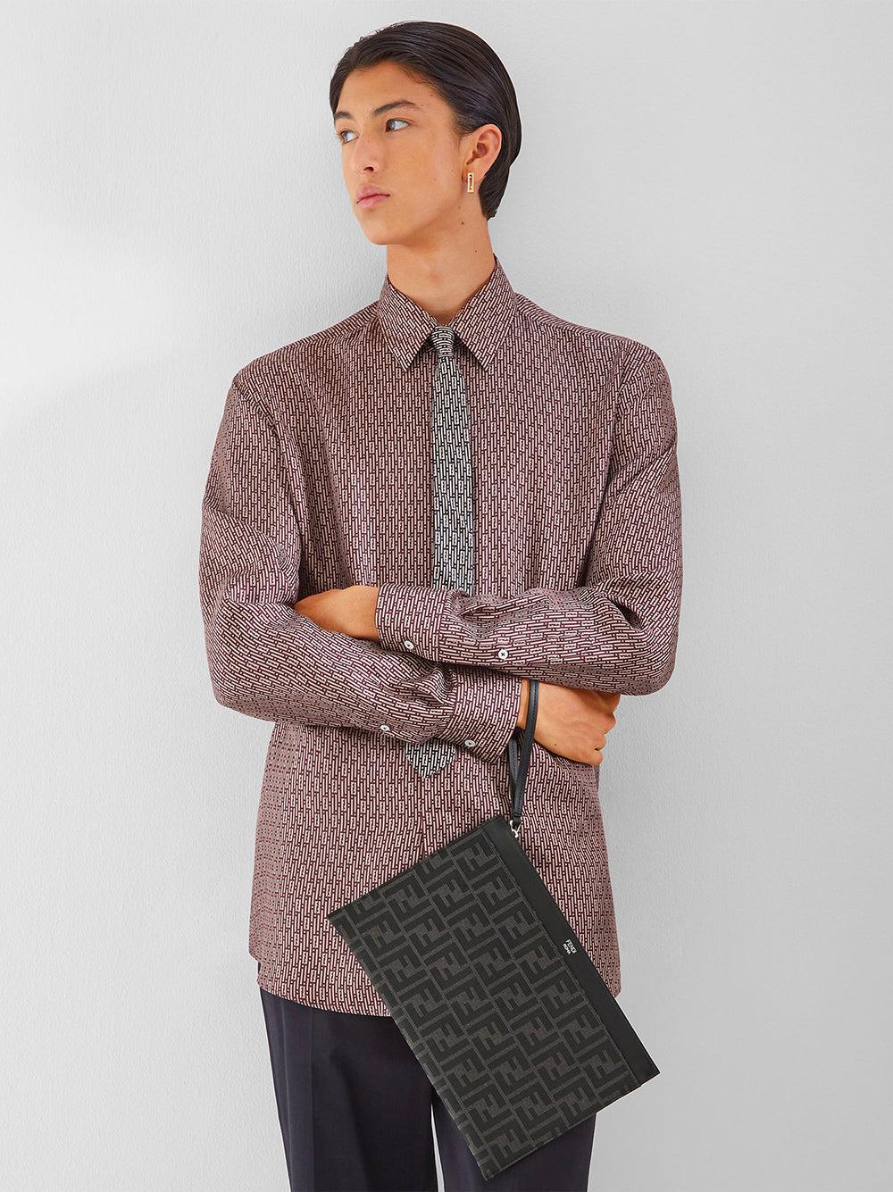 FENDI Ff Medium Flat Pouch
