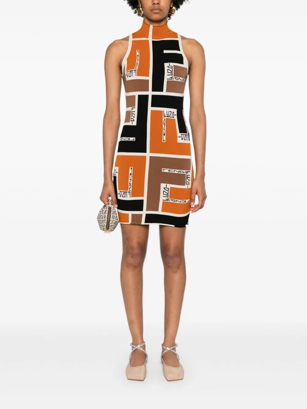 FENDI Ff Puzzle Dress