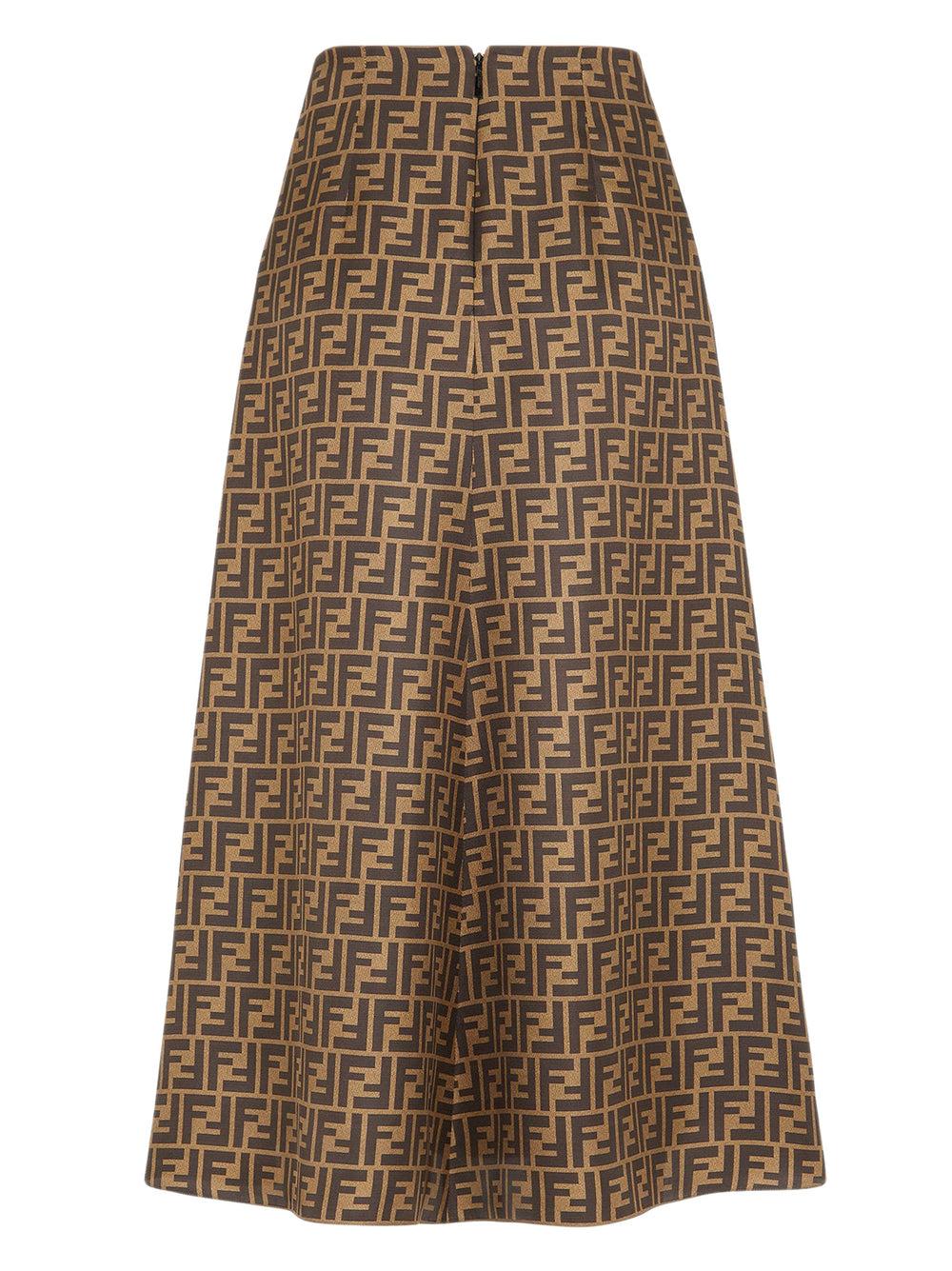FENDI Ff Twill Skirt