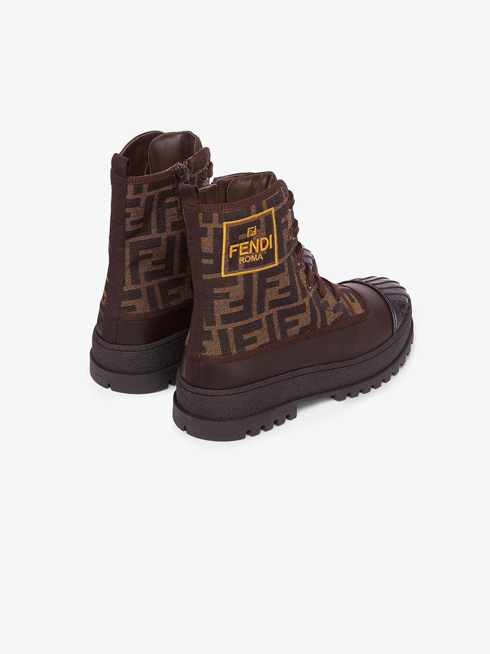 FENDI Kids Fendi Roma Junior Biker Boots
