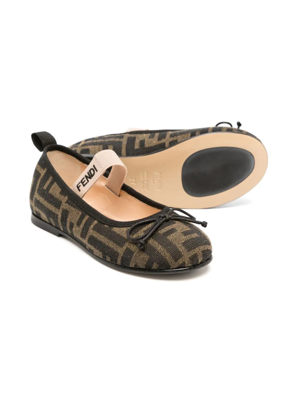 FENDI Kids Ff Junior Ballerinas