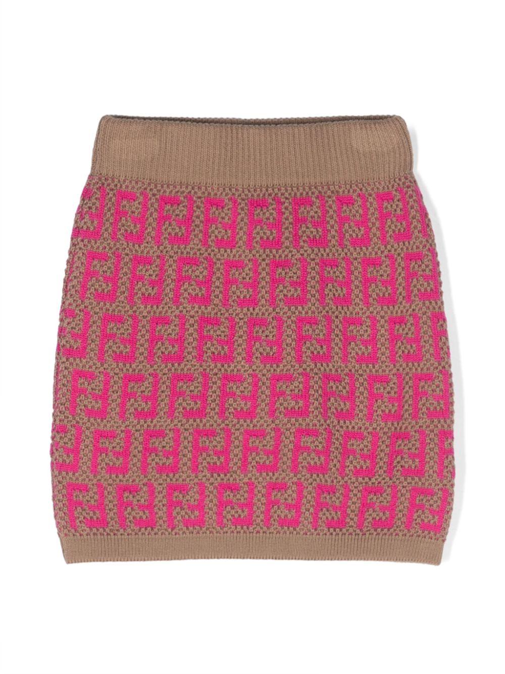 FENDI Kids Ff Skirt