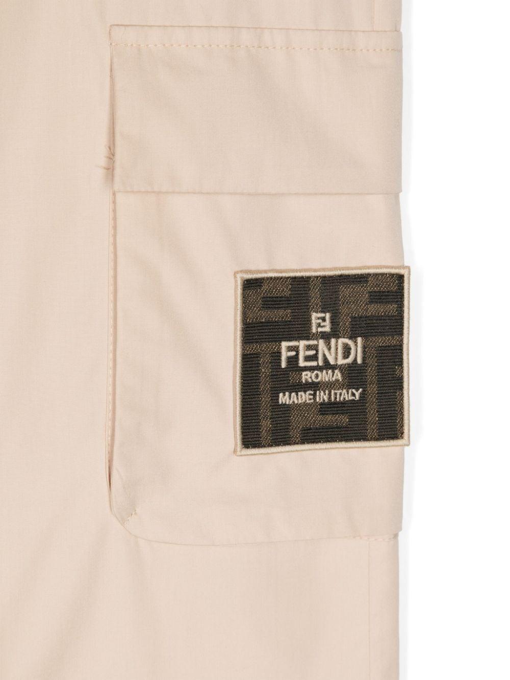 FENDI Kids Poplin Trousers