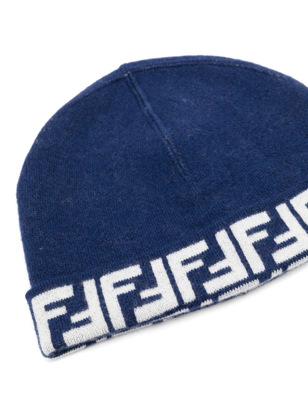 FENDI Kids Reversible Knit Hat