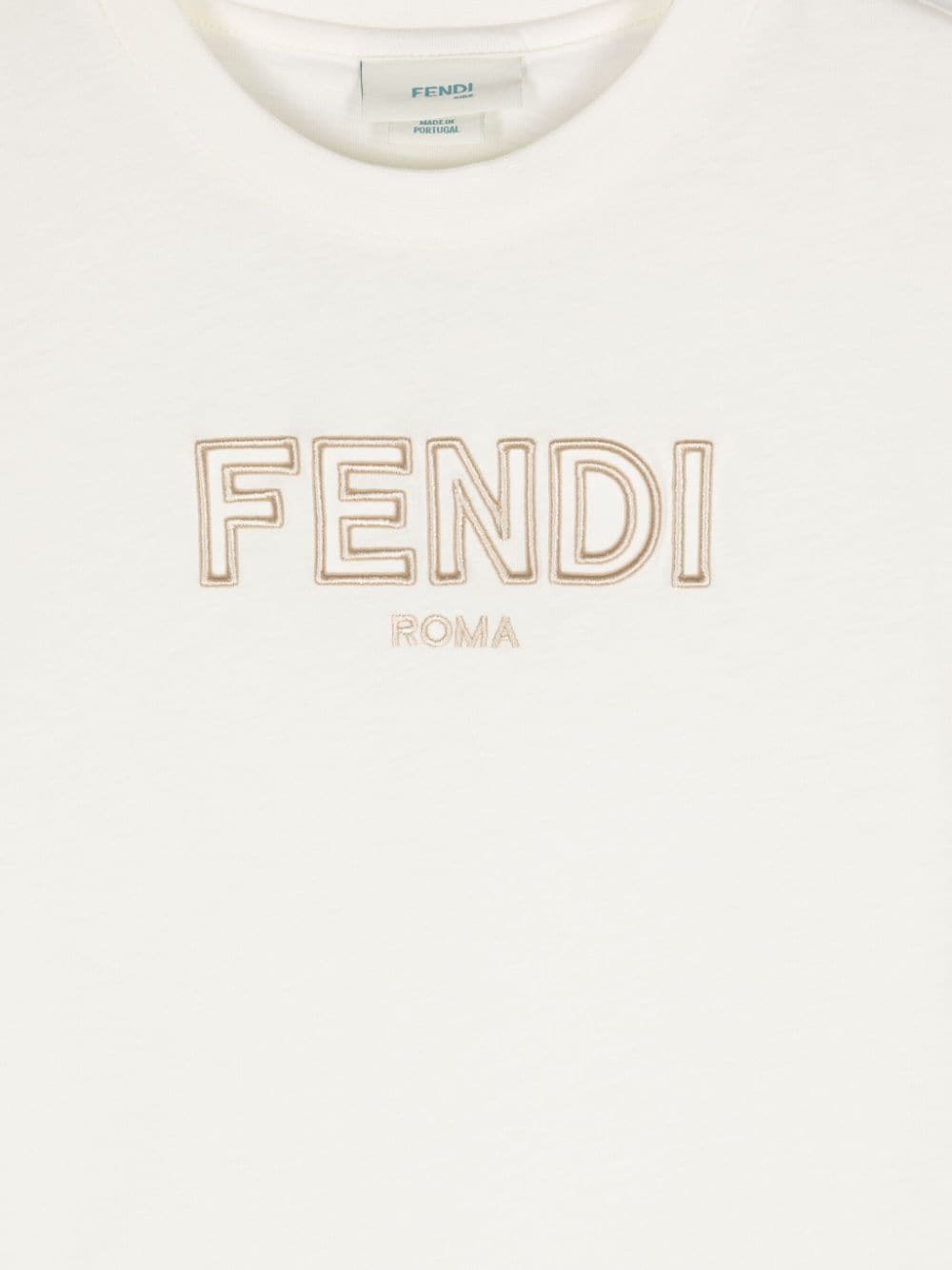 FENDI Kids T-shirt With Logo