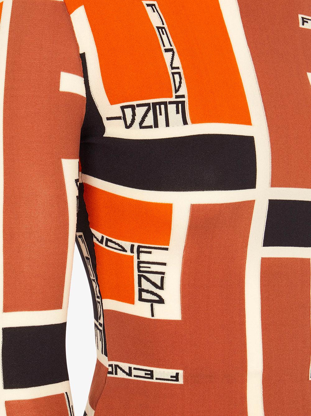 FENDI Multicolour Printed Lightweight Top