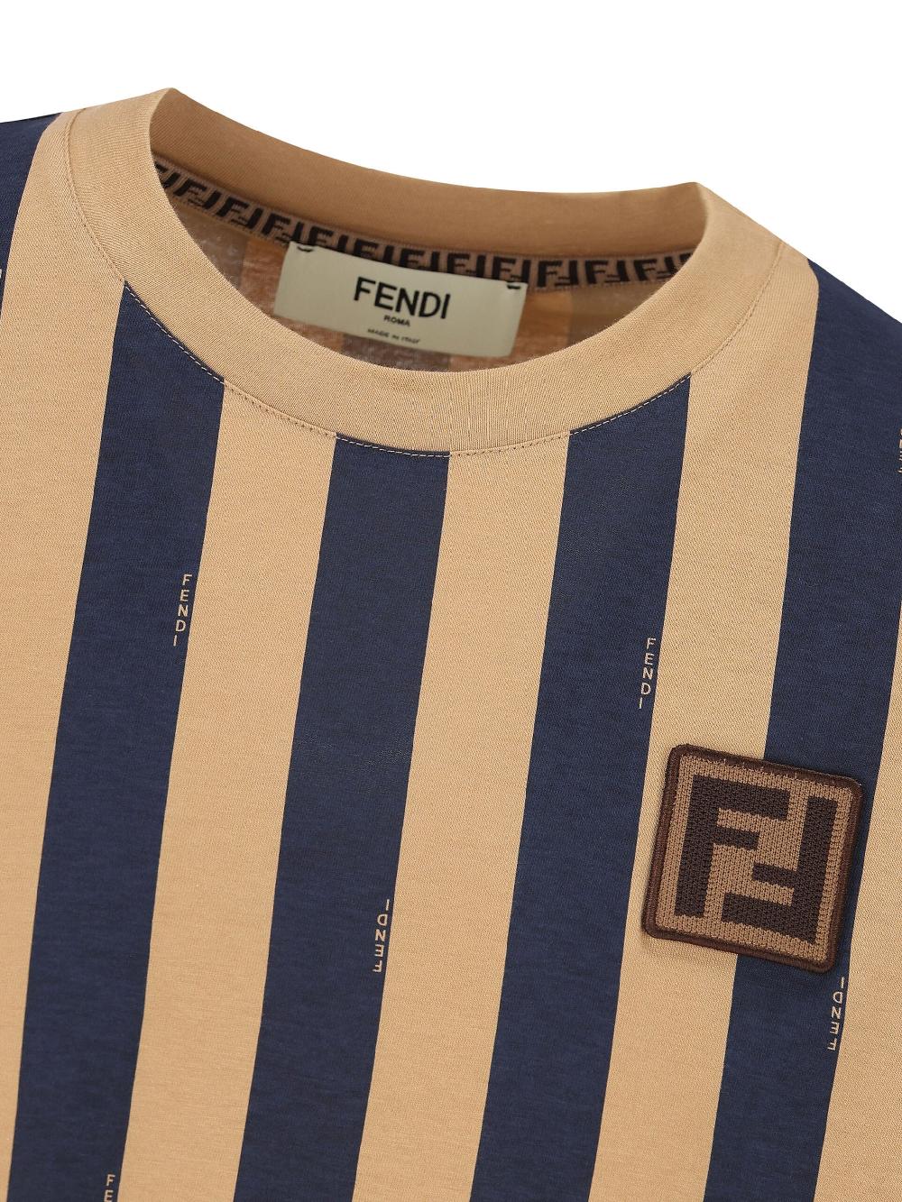 FENDI Pequin Cotton T-shirt