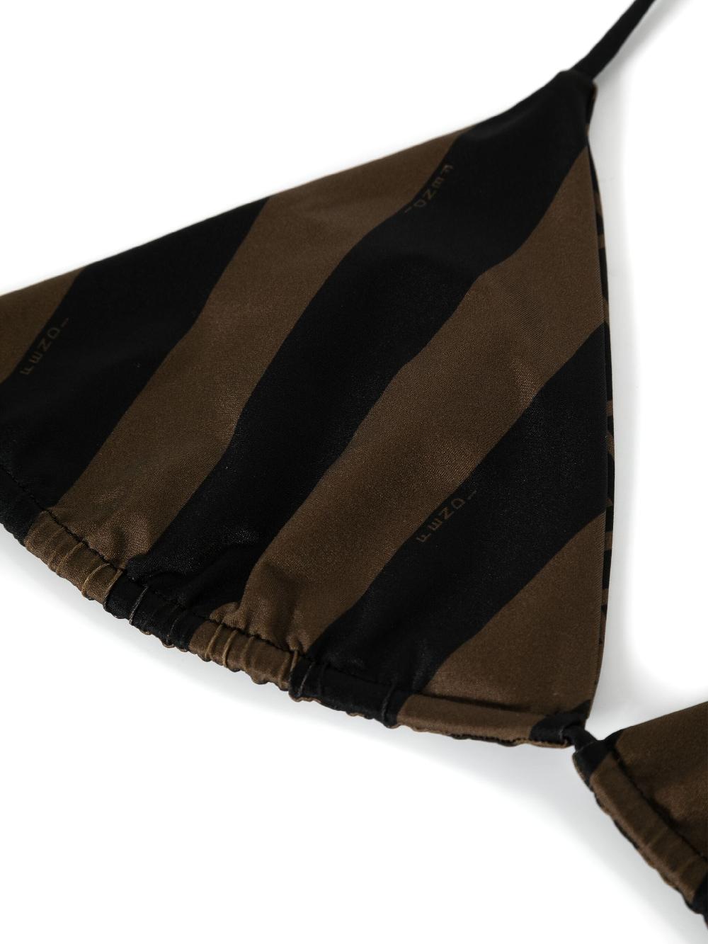 FENDI Reversible Bikini In Brown Lycra®