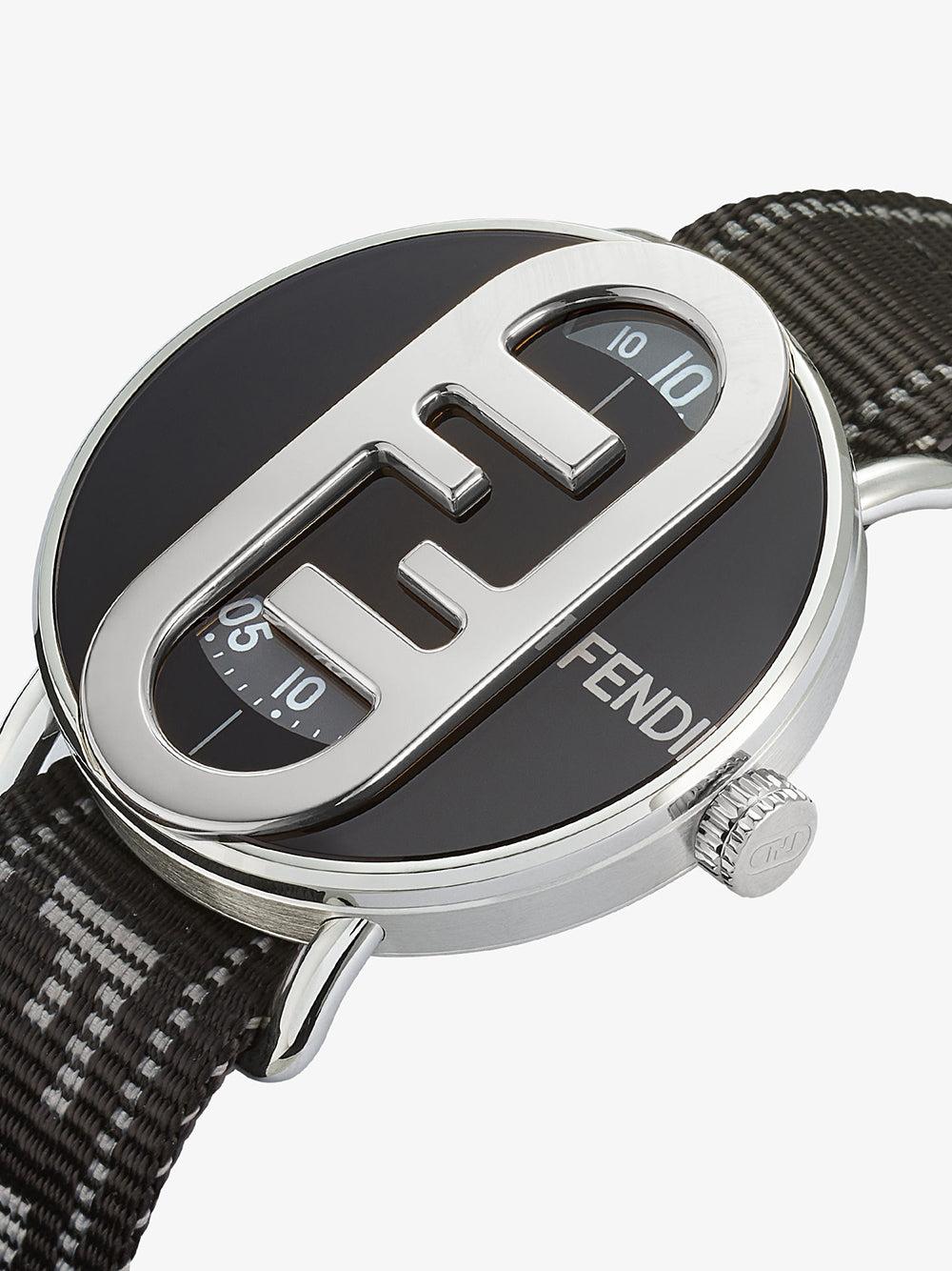 FENDI Round Watch With O’lock Logo